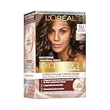 L'Oréal Paris Permanente Haarfarbe für jeden Hautton, Coloration ohne Ammoniak, Universale Nude-Töne mit vollständiger Grauhaarabdeckung, Excellence Creme, Nr. 5U Universal Hellbraun (Braun), 1 Stück