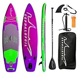 Inflatable Stand-up Paddle Boards (Magenta & Seafoam Green, 11'x 32''x 6'')