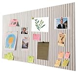 40x60 cm Pinnwand Groß Selbstklebend – Dekorative Pinnwand aus Filz, Pinwand Korktafel, Faltbare Fototafel, Memoboard Vision Board für Büro, Zuhause & kinderzimmer