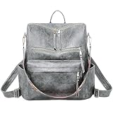 Militär Rucksäcke Camouflage Damen-Rucksack, modischer -Rucksack, Geldbörse für Damen, große Designer-Reise-, umwandelbare College-Umhängetasche Kinder Rucksäcke Mädchen 6 (Grey, One Size)