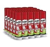 Pritt Klebestift, sicherer und kinderfreundlicher Kleber für Kunst und Bastelarbeiten, starker Klebstoff für Schule & Bürobedarf, 25x11g Pritt Stift