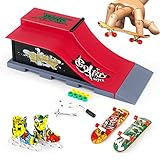 MOMSIV Mini Finger Skateboard und Ramp Zubehör Set (E)