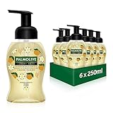 Palmolive Seife Luxury Foam Jasmine & Orangenblüte 6x250ml - Schaumseife für die sanfte Reinigung der Hände