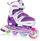 JIFAR Inliner Für Kinder Verstellbare Inline Skates mit...