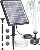 Biling Solar Springbrunnen für außen, 2.5W Solar...