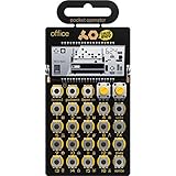 Teenage Engineering PO-24 office Noise Percussion Drumcomputer und Sequencer (Pocket Operator mit 16 Sounds, LCD Display, Lausprecher, 16 punch-in Effekte, Step-Sequencer, Parameter Lock), Schwarz