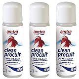 Amtra Clean Procult Set 3 Stück Lebend-Impfkulturen Aktive Filterbakterien Gesundes Aquarium Algen Wasser Fische Grundreinigung 3x50ml