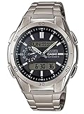 Casio Herrenarmbanduhr mit Solar und Funk und Titanarmband