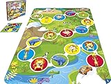 Hasbro Twister Junior Spiel, Tierisches Vergnügen, doppelseitige Matte, 2 Spiele in einem, Partyspiel für Kinder ab 3 Jahren, – 4 Spieler, 27752508