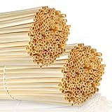 Bastelstroh zum Strohsterne Basteln Natur als Weihnachtsdeko mit Kindern. Bastelbedarf für Weihnachten Strohhalme 20 cm lang Stroh… (400x)