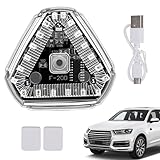 LED-Warnleuchten - Warnblinker - Drahtlose Solarladung Dreieckige Form Lampe für Drohne Motorrad Flugzeug Fahrzeug Radfahren Outdoor LKW