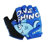 LIFKOME 1 Paar Anti Rutsch Halbfingerhandschuhe Reitgriff Mädchen Fahrradhandschuhe Skating Handschuhe Fingerlose Fäustlinge Halbfinger Anti Rutsch Handschuhe Gymnastikhandschuhe
