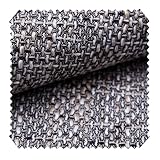 novely® LANZ Premium Möbelstoff | Schwerer Webcharakter | grob gewebter Polsterstoff | Struktur-Stoff | 15 Farben | Meterware | 1lfm (05 Grau)