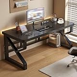 Schreibtisch for Homeoffice, Computertisch for Büro, Gaming Tisch for Ecke, Arbeitszimmer, Schlafzimmer, Balkon