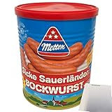 Metten Dicke Sauerländer Bockwurst 5x80g (400g Dose) + usy Block