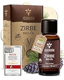 Heldengrün© BIO Zirbenöl [100% NATURREIN] - Echtes Zirben Öl - Alpen Wildwuchs aus Österreich - Zirbenöl Ätherisches Öl - Zirbenöl für Diffusor