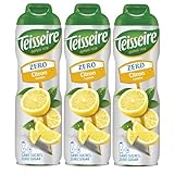 Teisseire Sirup Lemon/Zitrone zero Zucker 600ml - Cocktails (3er Pack)