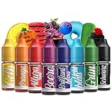 Belissia Lebensmittelfarbe Set – 8x10ml flüssig & hochkonzentriert – Lebensmittelechte Speisefarbe zum Backen, Kochen, Fondant & DIY - vegan, stark färbend, geschmacksneutral