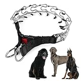 Sophisticate Hundehalsband aus Metall mit Sicherer Schnalle Erziehungshalsband Hund für große und Starke Hunde für festes Training und Kontrolle XL