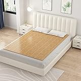 Anpassbare Bambus-Bettstütze, Roll-Matratze, Basismatte für verbesserte Schlafqualität und Unterstützung der Taille, 1,6 x 1,8 m
