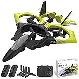 le-idea IDEA13 RC Drone with Lights, 2.4G Hz Stunt Fighter, 360° Flip/Headless Mode/One Button Return, Suitable for Beginners, RC Drones Quadcopter, 2 Batteries