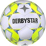 Derbystar Unisex Jugend Apus Light v23 Fußball, weiß gelb, 4