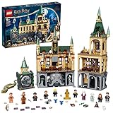 LEGO 76389 Harry Potter Hogwarts Kammer des Schreckens Set, Schloss-Spielzeug mit Goldener Voldemort-Minifigur, Basilisk-Tierfigur und ikonischen Räumen wie die Große Halle, Geschenkideen für Kinder