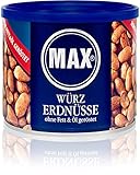 MAX WÜRZ ERDNÜSSE - ohne Fett & Öl geröstet (6er Karton)