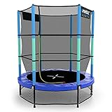 KINETIC SPORTS Kinder Trampolin 140 cm - Fun Jumper mit...