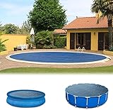 Poolpanda Premium Solarfolie Ø 366 cm rund | Stärke 400...