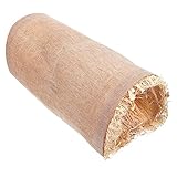 Toyvian Hamster Tunnel Warmes Nest Kleintier Kuscheltunnel Weidentunnel für Hamster Kaninchen Meerschweinchen Schlafhöhle Leicht Tragbar Komfortabel Attraktives Design Hellbraun