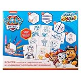 PAW PATROL - Sprühstift-Set - Malstifte für Kinder - Malset mit Buntstiften und Malvorlagen