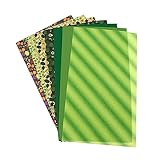 Gadpiparty 1 Satz Avocado Muster Diy Kunstleder Hochwertige Synthetische Lederbögen Für Handarbeiten Für Kreative Projekte Und Geschenkideen 7blätter