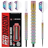 RED DRAGON Javelin Spectron 22 Gramm Premium Tungsten Darts Set mit Flights und Stielen