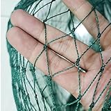 HüHnernetz Vogelschutznetz Habicht Gartennetz Feinmaschig GrüN Laubnetz Teich 1.5 x1.5cm große für Obstbäume Garten Balkon Oder Teich,6x10m
