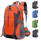 Achort Wanderrucksack 40L Herren Damen Trekkingrucksäcke Leicht Hiking Rucksack, Hohe Kapazität Wasserdicht Camping Rucksack, Reiserucksack Fahrradrucksack für Wandern, Bergsteigen