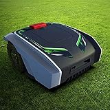 Automatischer Rasenmäher für große Gärten, 1500m² Abdeckung mit Smart Navigation, leiser Betrieb für steile 25% Steigungen, verstellbare Schnitthöhe