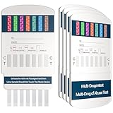 5x 7in1 Multi Drogenschnelltest | 7 Drogenarten | Drogentest für Urin | Für THC, Kokain, Opiate, Methadon, Amphetamine, MDMA (Ecstasy) und Benzodiazepine – Apothekenqualität