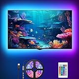 SHOPLED LED TV Hintergrundbeleuchtung, 3M LED Strip USB TV LED Licht für 40-60 Inch RGB 5050 Bias Lighting LED Beleuchtung für HDTV, TV-Bildschirm, PC