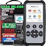 Autel MaxiLink ML629 OBD2 Diagnosegerät Auto Scanner für ABS/SRS/Motor und Getriebe 4 Systembezogene Diagnose mit Auto VIN, DTC-Lookup und Ready-Test, Aktualisierte Version von ML619