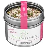 Zauber der Gewürze Ei Topping – Ei Topping Gewürz für gekochte Eier, Omelette, Rührei, Spiegelei, Oster Edition, auch lecker nach Ostern, 65 g