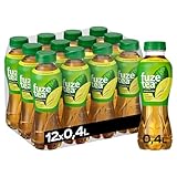 Fuze Tea Schwarzer Tee Zitrone Zitronengras - außergewöhnliche Fusion aus Tee und fruchtigem Zitronen-Geschmack - Eistee aus nachhaltigem Anbau - Einweg Flaschen (12 x 400 ml)
