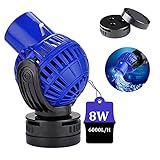 EXLECO Aquarium Strömungspumpe Wavemaker 6000L/H 8Watt...