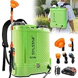 SYLSTAR Drucksprüher 12L, 5.5Bar Stärker Drucksprüher Akku Kompatibel mit Makita 18V Batterien,5 Düsen Elektrischer Pflanzensprüher Einstellbare Sprühstärke（Ladegerät enthalten）