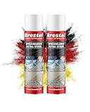 Sprühkleber Extra Stark – Industrielles Klebespray mit verstellbarem Sprühkopf – Schnelltrocknend & Präzise Dosierbar, Sprühkleber Schaumstoff, Dachhimmel, Holz, Metall, Kunststoff, etc. 2x500 ml