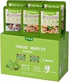 Elf-Family Premium 108er Sorten Probierpaket Konjak Nudeln (Spaghetti/Glasnudeln/Udon), 9kcal Low Carb/Keto/Instant Shirataki Nudeln/Kalorienarme/Vegan/Glutenfrei/Zuckerfrei MHD:26.05.2025