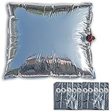 Baubar 10 x 15 L Wasserbeutel | BPA Frei | Wassersack mit Ablasshahn | Lagerung von 150L Trinkwasser zur Notfallvorsorge | Lebensmittelecht Behälter Kanister