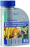 Oase 43151 AquaActiv Safe&Care Wasseraufbereiter fischgerecht für Teiche 500 ml - schnell wirksamer Aufbereiter für Füllwasser mit Bio-Schleimhautschutz | ideal für Fischteich Koiteich Gartenteich