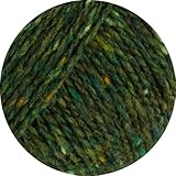 LANA GROSSA Landlust Soft Tweed 180 | Klassisch verzwirntes Tweedgarn aus Schurwolle mit mehrfarbigen Noppen | Handstrickgarn aus 100% Schurwolle (Merino) | 50g Wolle zum Stricken & Häkeln | 180m Garn