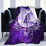 Decke Weiche Mikro Fleece Decken für Couchbett Warme Plüschdecke Geeignet für alle Jahreszeiten 150x130cm